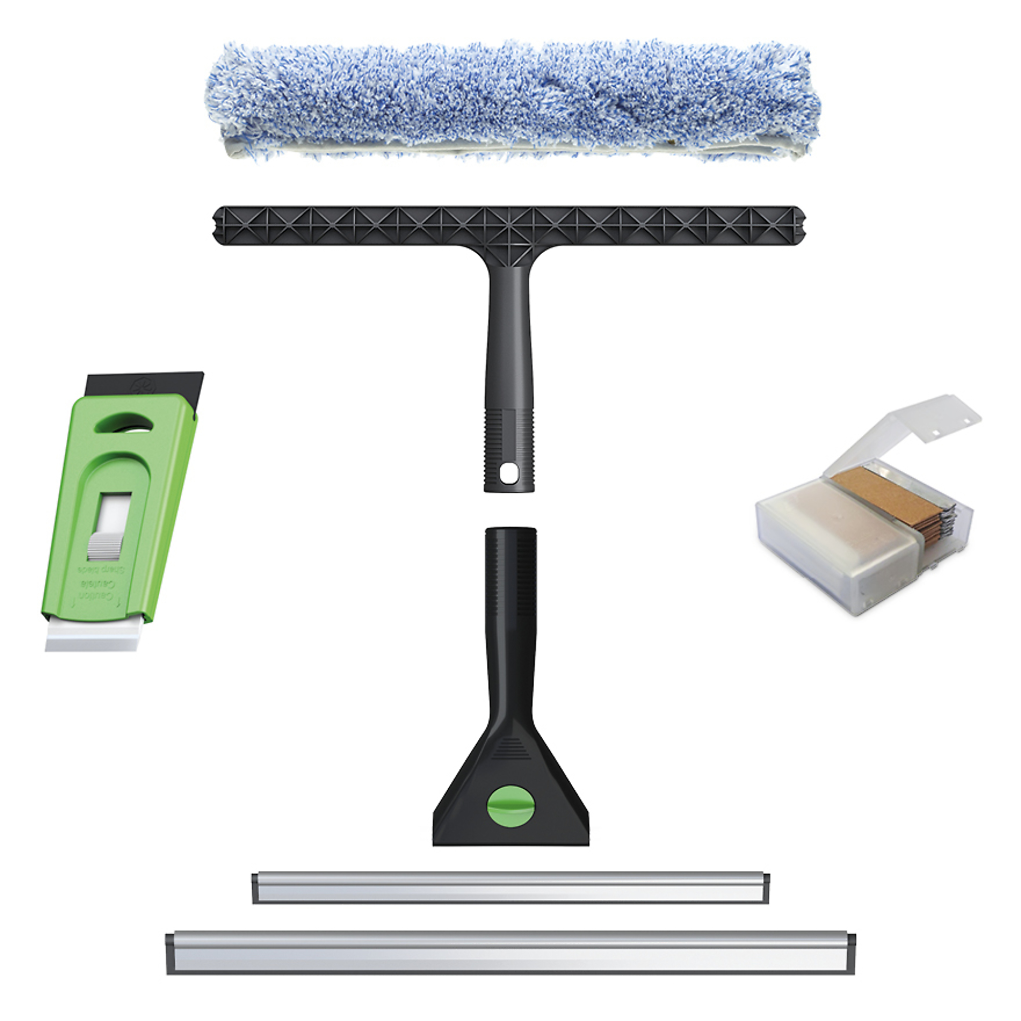Pulex by IPC, Window Tools, Squeegee, T-Bar, Sleeve, Scraper, Model# KTRI70072-RTL